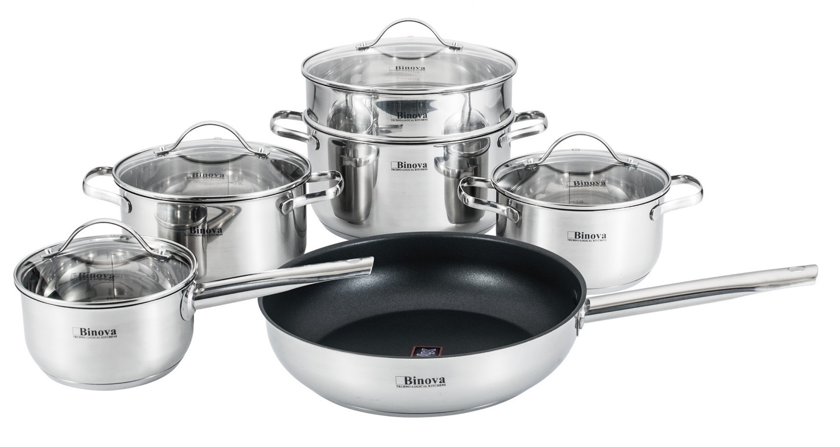 Bộ nồi Inox 304 Binova model: BL-S600