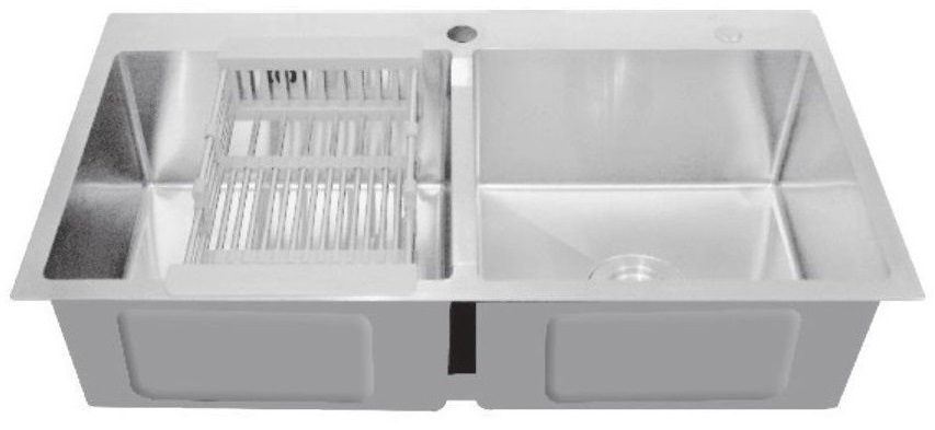 Chậu rửa bát 2 hố Binova model: CBI-8245